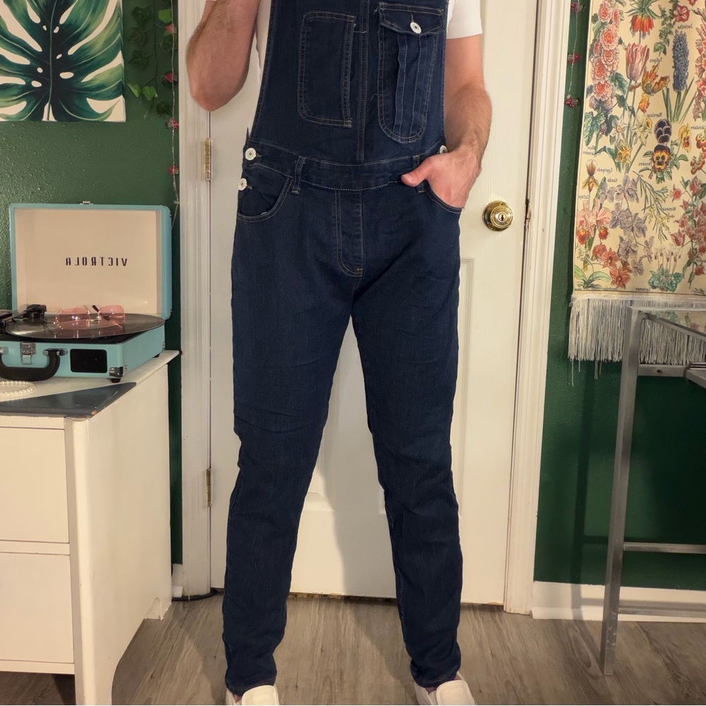 Women’s Blue Denim Overalls